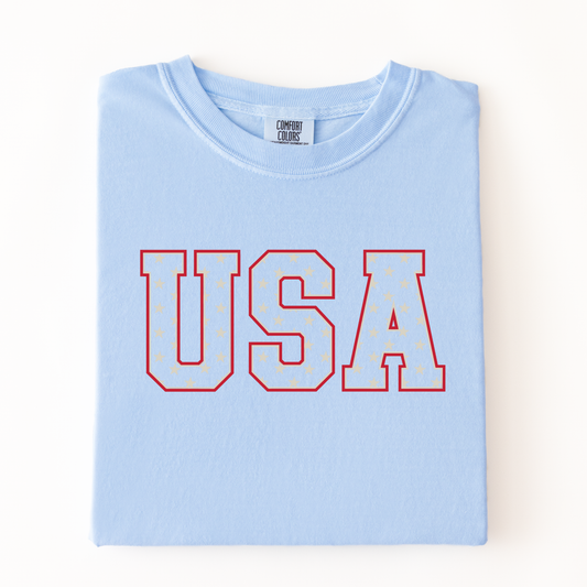 Comfort Colors USA Stars Tee - more colors