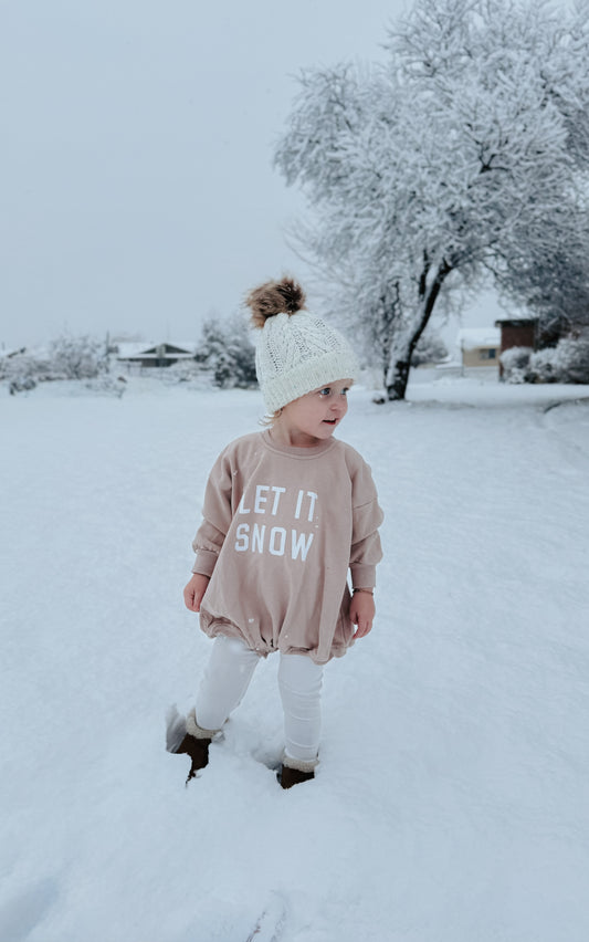 Let It Snow Sweatshirt-Strampler - weitere Farben