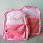 Pink Stripe Backpack