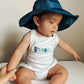 Custom Embroidered Overall Bubble Romper - more colors