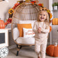 Pumpkin Plaid Bamboo Baby Pajamas - 2 Piece Set