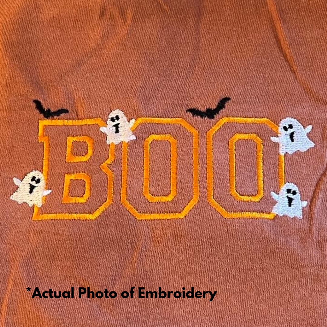 Besticktes BOO Comfort Colors T-Shirt für Erwachsene