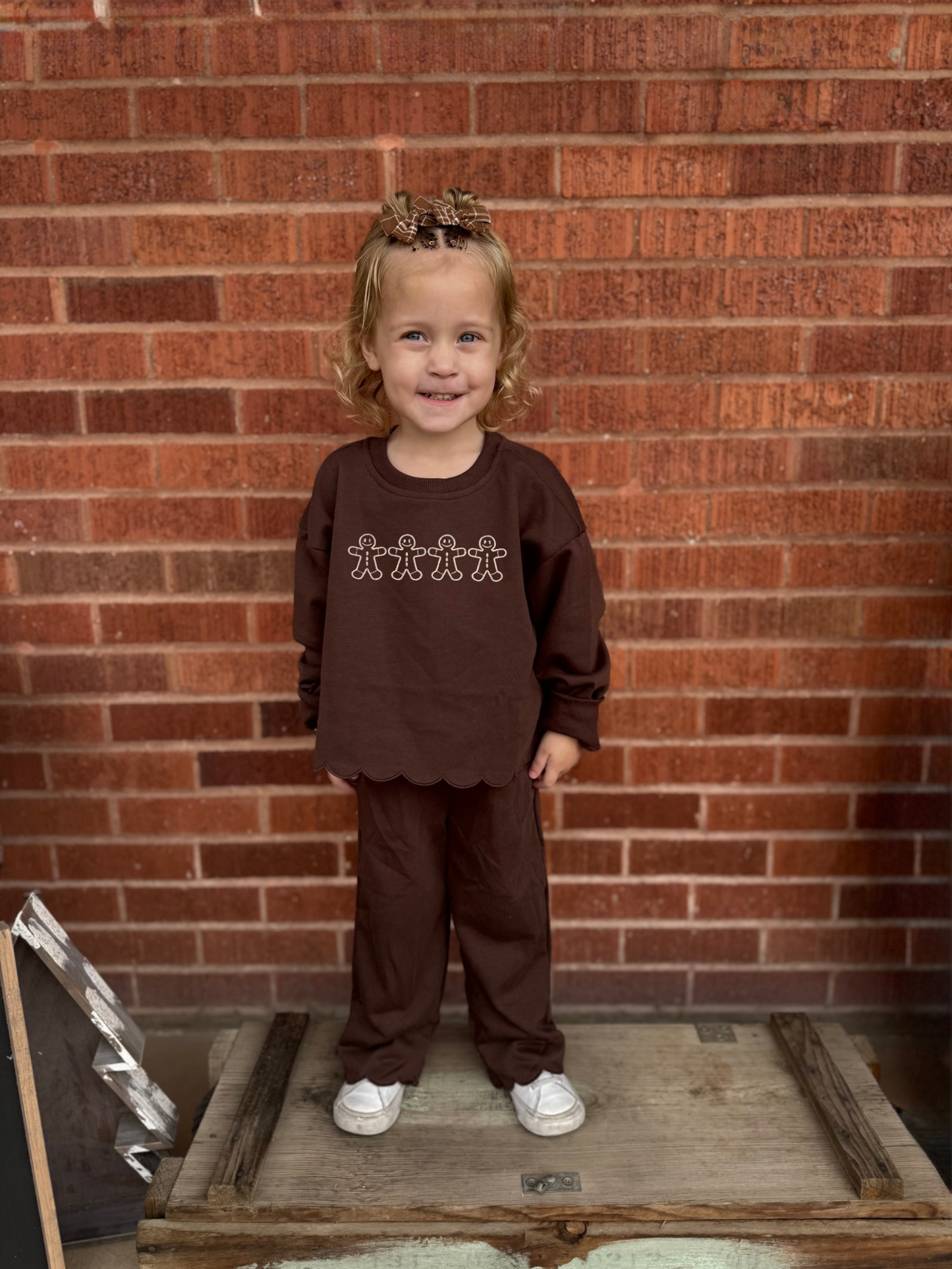 Weihnachts-Colorblock-Schößchen