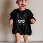 Hip Hop Bunny Easter Sweatshirt Romper