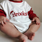 Custom Embroidered Christmas Colorblock Sweatshirt or Romper - Santa Hat