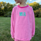 Pink Striped Lounge Set - Optional Custom Embroidery