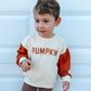 Colorblock ‘Pumpkin’ Crewneck Sweatshirt