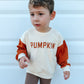 Colorblock ‘Pumpkin’ Crewneck Sweatshirt