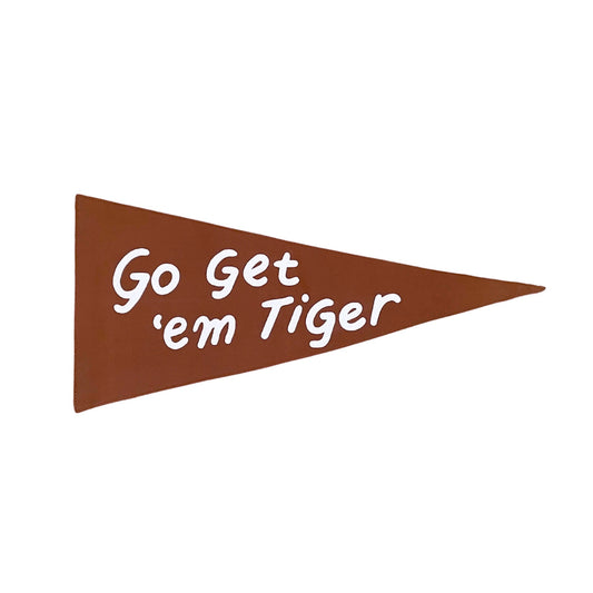 go get 'em tiger pennant