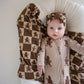 Bamboo Head Wrap | Gingerbread Checkerboard 2024