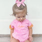 Custom Embroidered Colorblock T-Shirt Romper