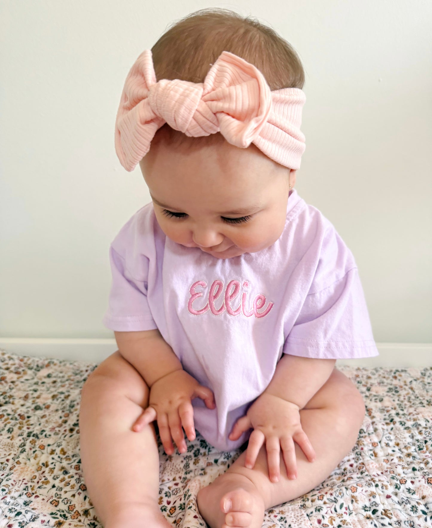 Custom Embroidered T-Shirt Romper - more colors