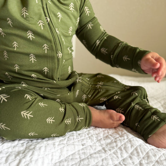 Christmas Tree Bamboo Pajamas - Zippy