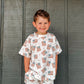 4th of July Flag Print Shorts Set - optional custom embroidery