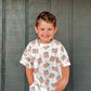4th of July Flag Print Shorts Set - optional custom embroidery