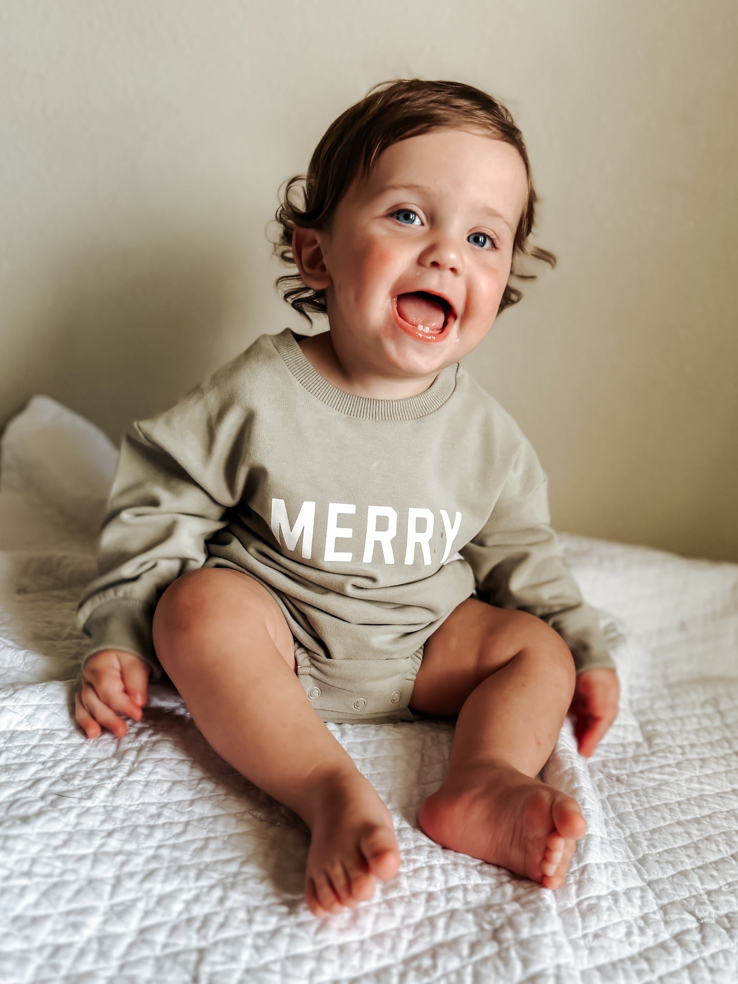 Merry – Sweatshirt-Strampler aus Bio-Baumwolle