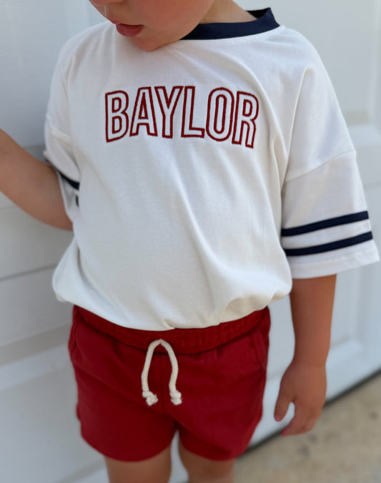 Red Drawstring Shorts - 4th of July Matching