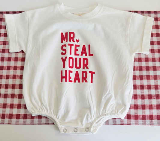 Mr. Steal Your Heart T-Shirt Romper