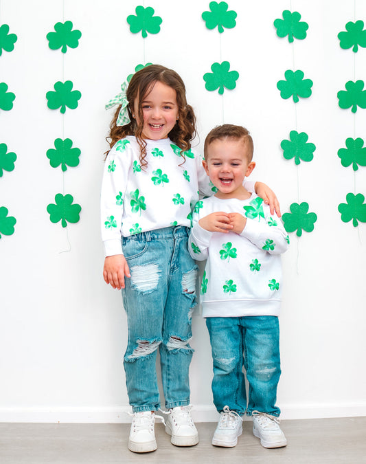 Watercolor Shamrocks