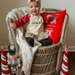 Custom Embroidered Christmas Colorblock Peplum
