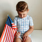 Stars Gingham 2pc Bamboo Pajamas