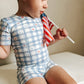 Stars Gingham 2pc Bamboo Pajamas