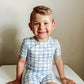 Stars Gingham 2pc Bamboo Pajamas