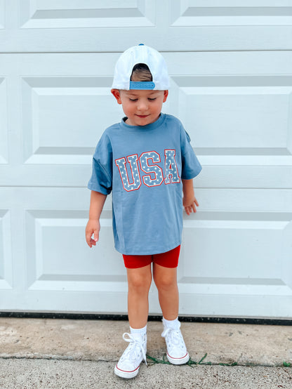 T-Shirt mit USA-Sternen