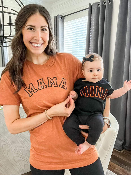 Mama Mini Orange and Black Set