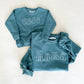 Bubs Groovy Embroidered Corded Crewneck