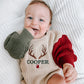 Grobstrickpullover mit weihnachtlichem Colorblock-Muster