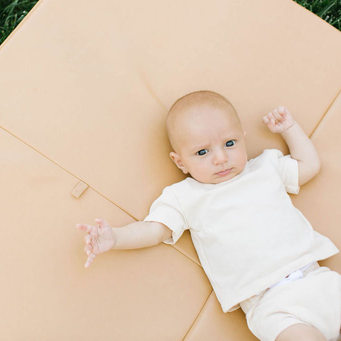 Sand Vegan Leather Mat