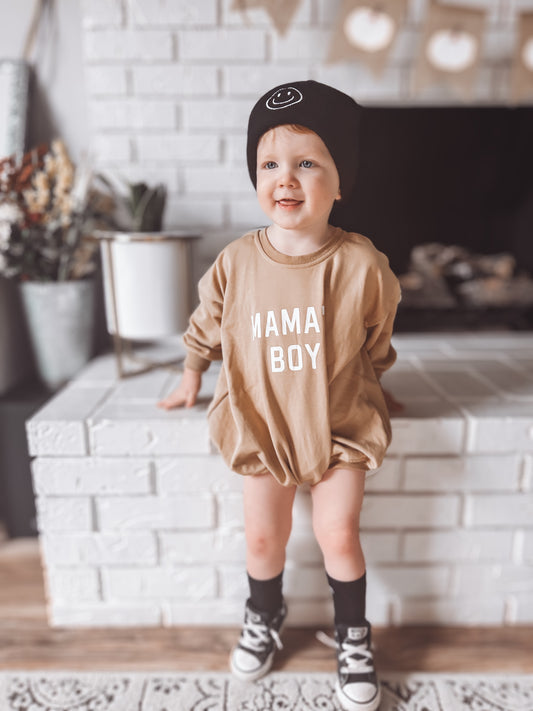 Mamas Junge Sweatshirt-Strampler - mehr Farben