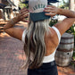 Merry Upside Down Embroidered Cap