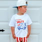 Chasing Salty Air Tee or T-Shirt Romper w/Optional Striped Shorts