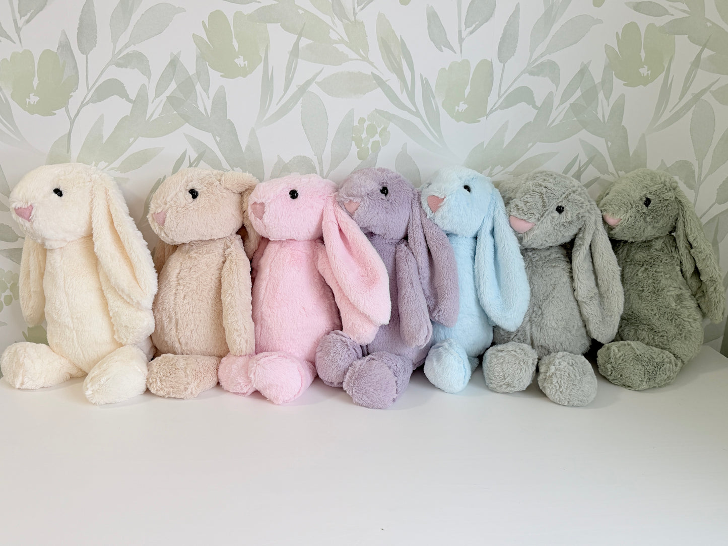 Custom Embroidered Plush Easter Bunny - more colors