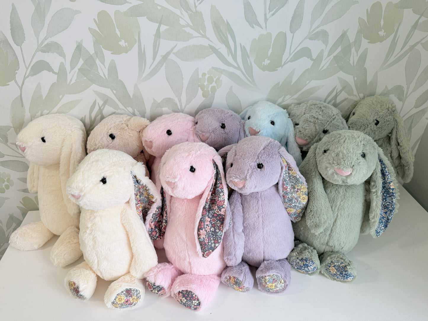 Custom Embroidered Plush Easter Bunny - more colors