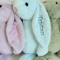 Custom Embroidered Plush Easter Bunny - more colors