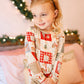 Christmas Patchwork Bamboo Christmas Pajamas - 2pc Set