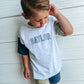 Custom Embroidery Colorblock Oversized Tee and Shorts Set