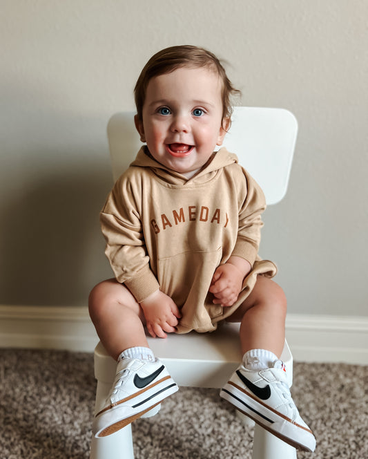 Gameday Hooded Sweatshirt Romper