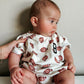T-Shirt-Strampler mit Flaggen-Print zum 4. Juli