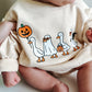 Silly Halloween Goose Crewneck Sweatshirt or Sweatshirt Romper