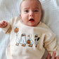 Silly Halloween Goose Crewneck Sweatshirt or Sweatshirt Romper
