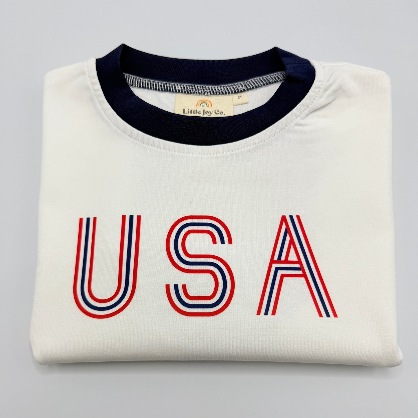 USA Varsity Oversized Tee - 4th of July