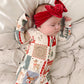 Christmas Patchwork Bamboo Pajamas - Zippy