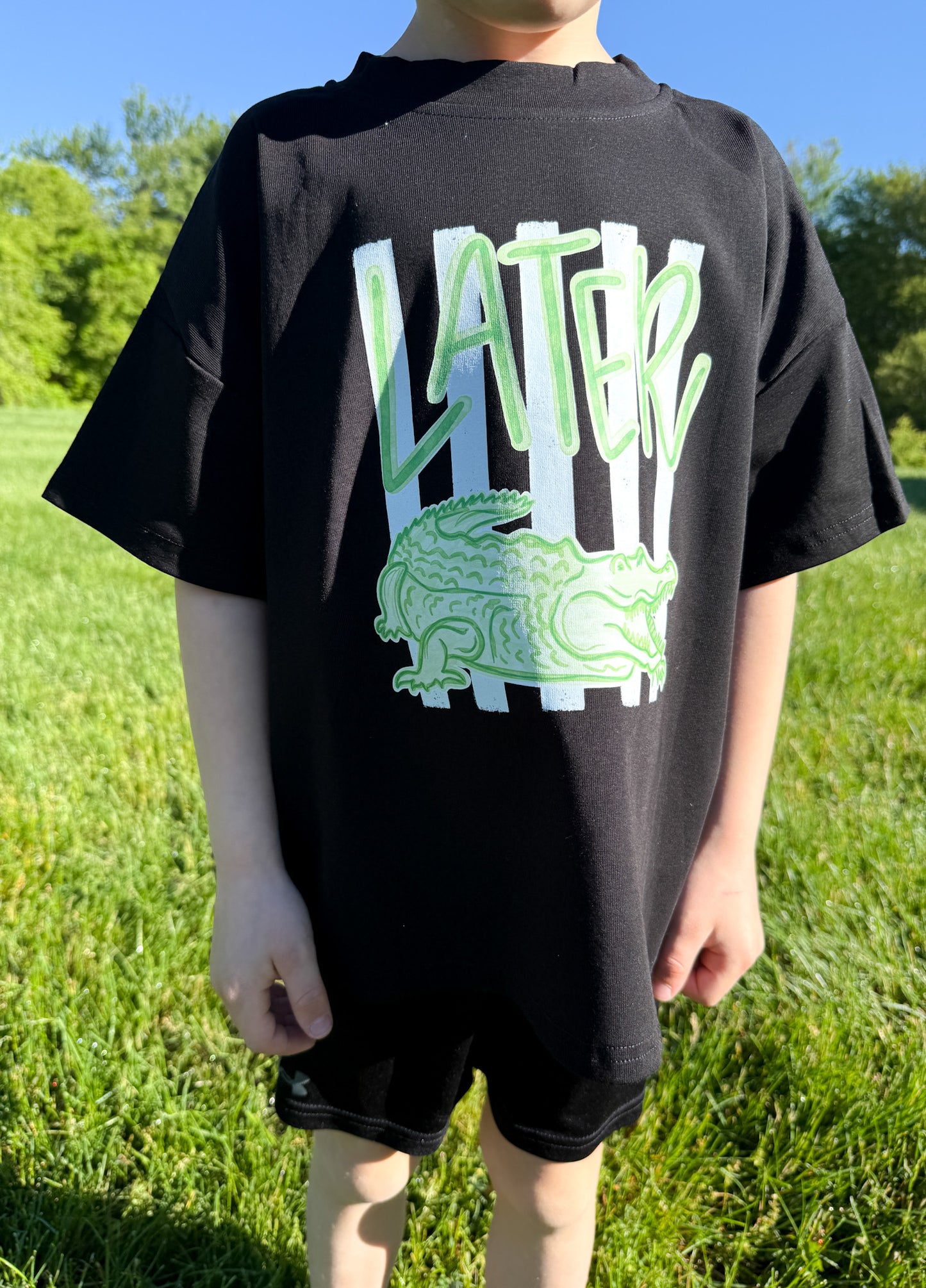 Later Gator Oversized Tee or T-Shirt Romper