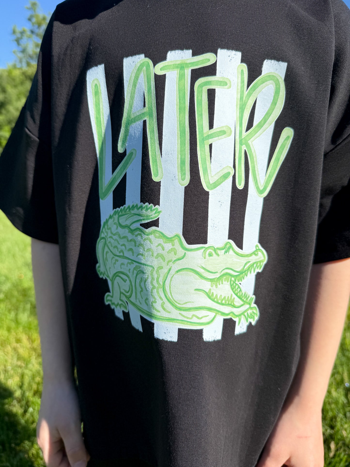 Later Gator Oversized Tee or T-Shirt Romper