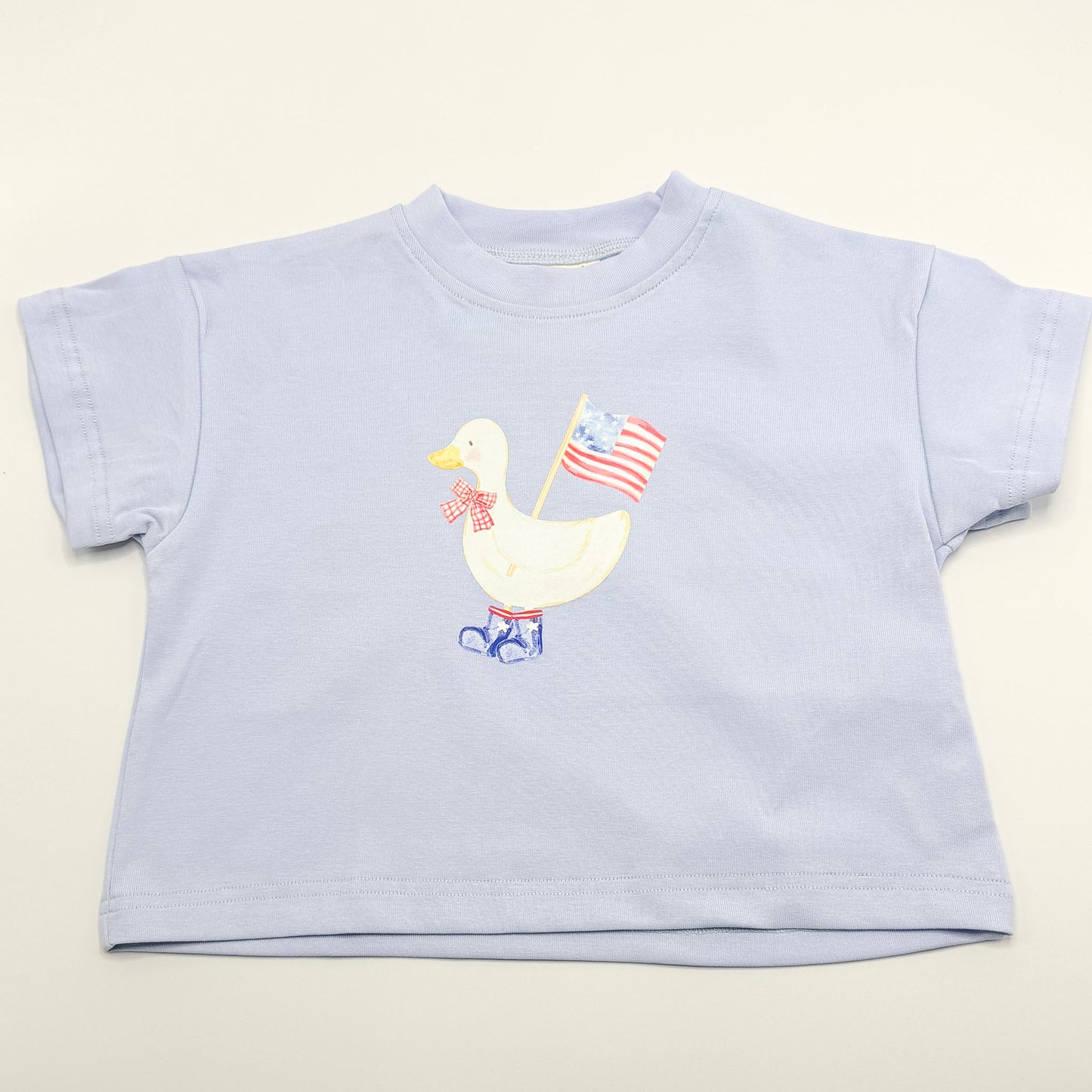 4th of July Goose Boots Tee or Bubble Romper
