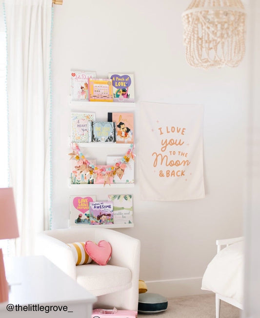 {Neutral} Love You To The Moon Banner